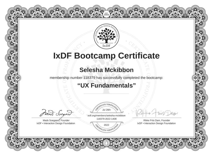 Bootcamp Certificate