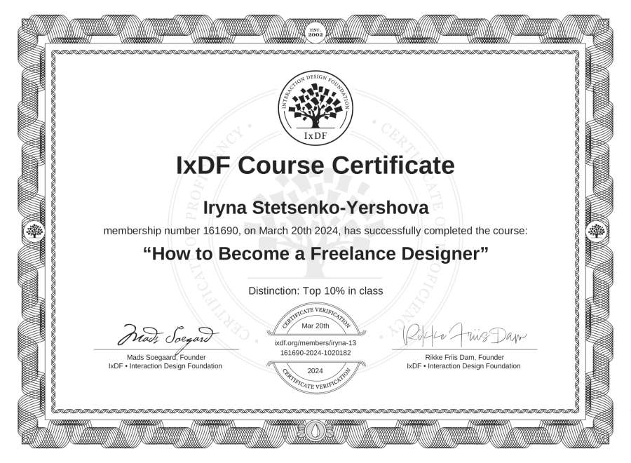 Course Certificate
