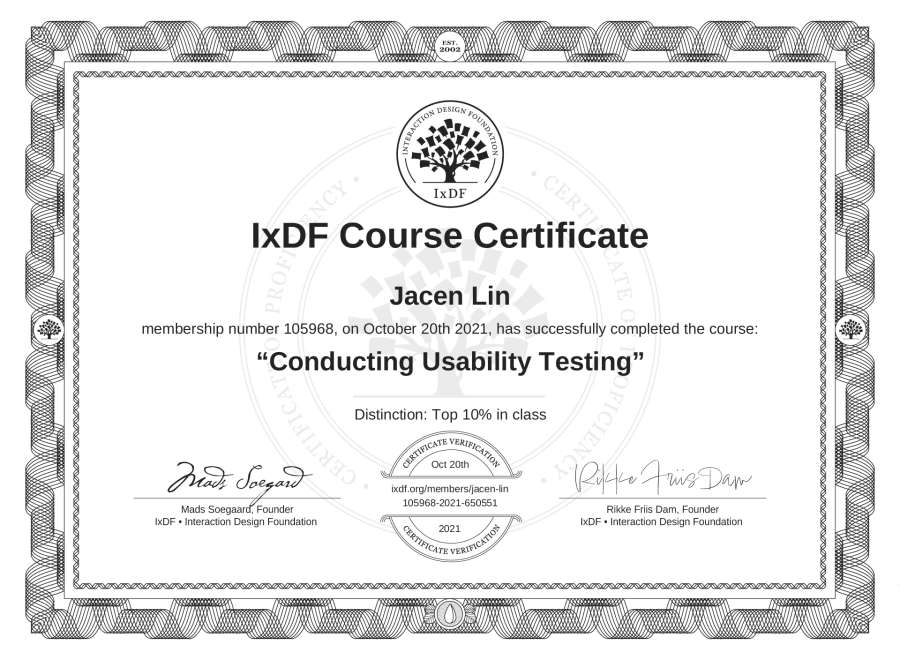 Course Certificate