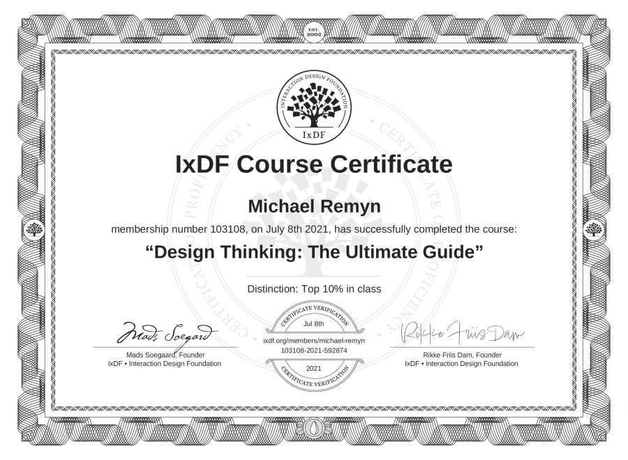 Course Certificate