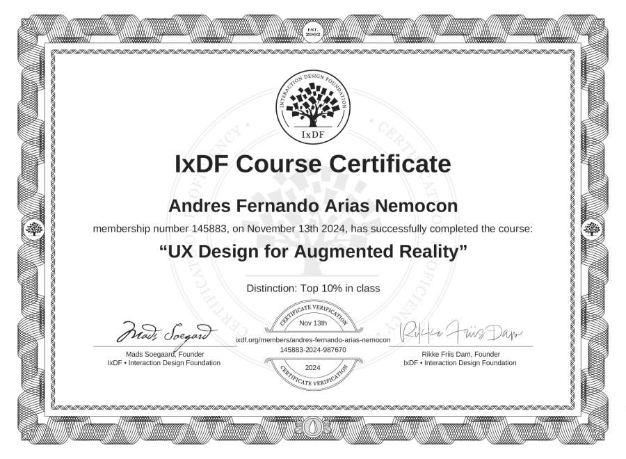 Course Certificate