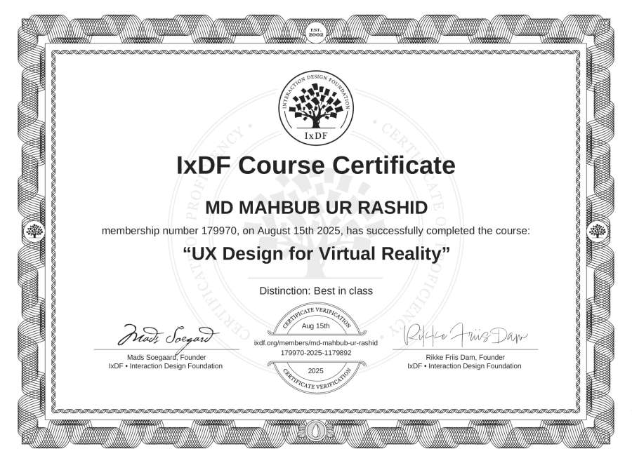 Course Certificate