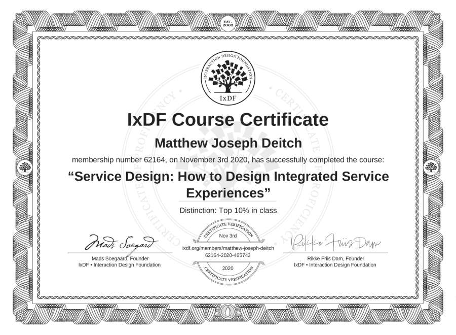 Course Certificate