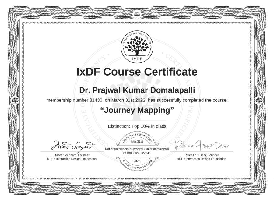 Course Certificate