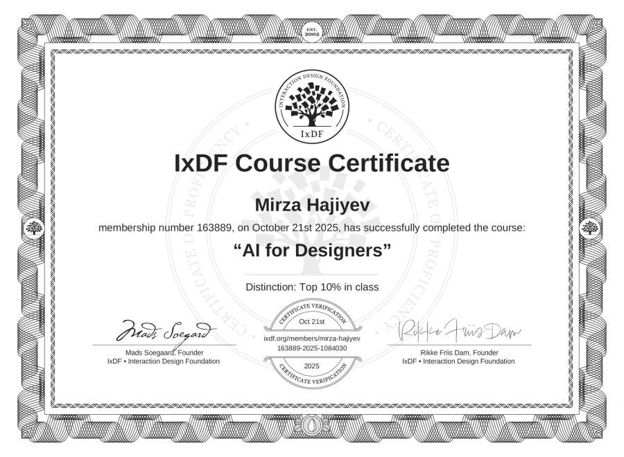 Course Certificate