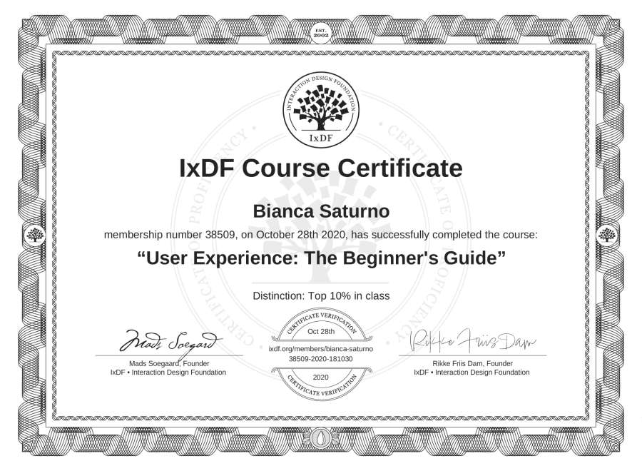 Course Certificate