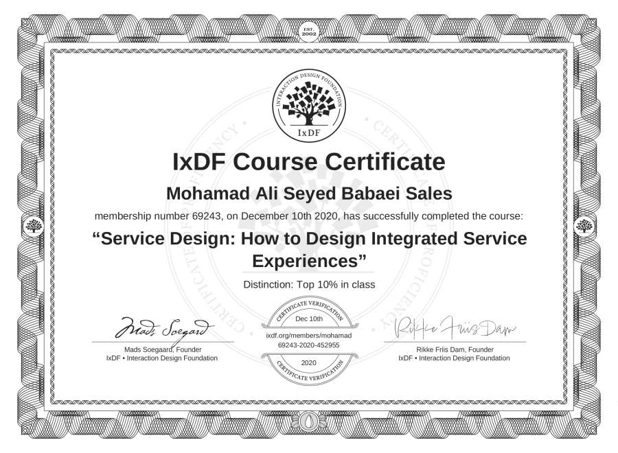 Course Certificate
