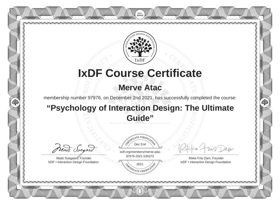 Course Certificate