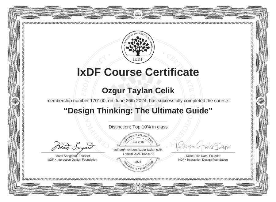 Course Certificate