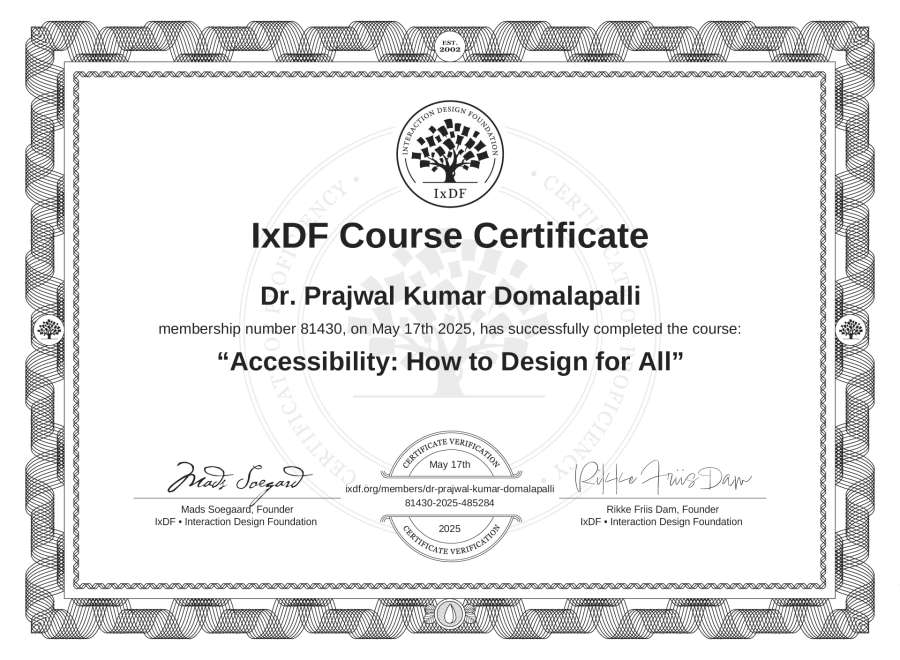 Course Certificate