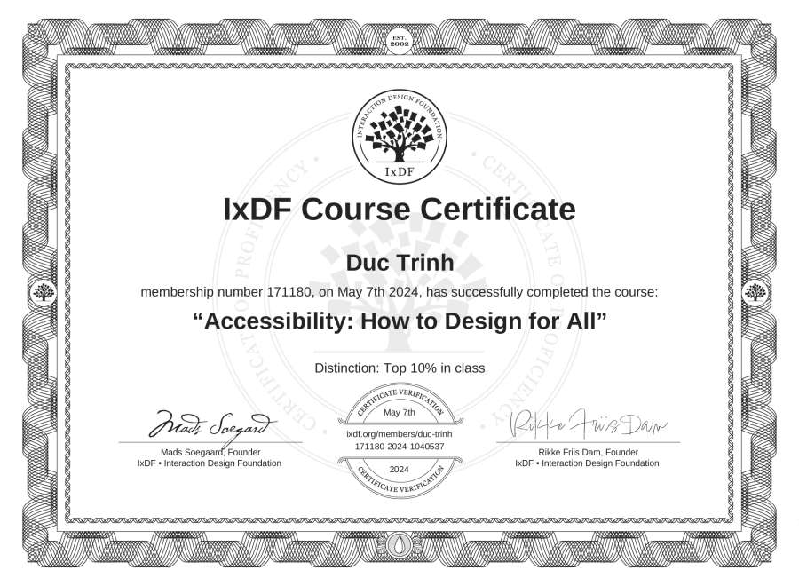 Course Certificate