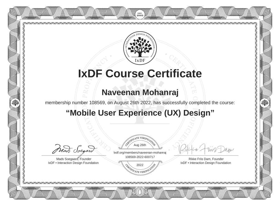 Course Certificate