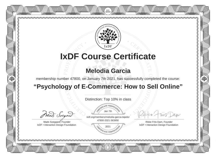 Course Certificate