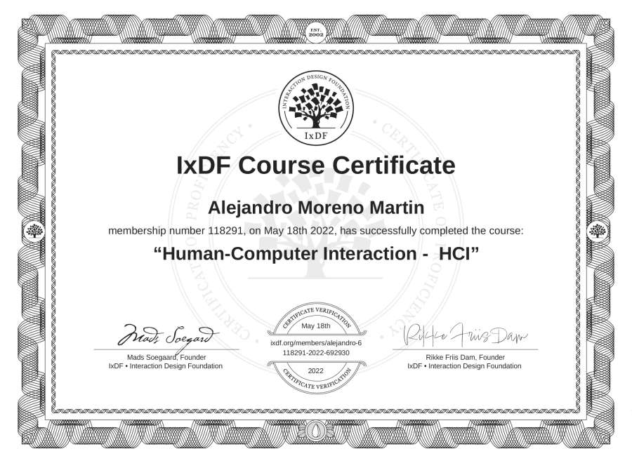 Course Certificate