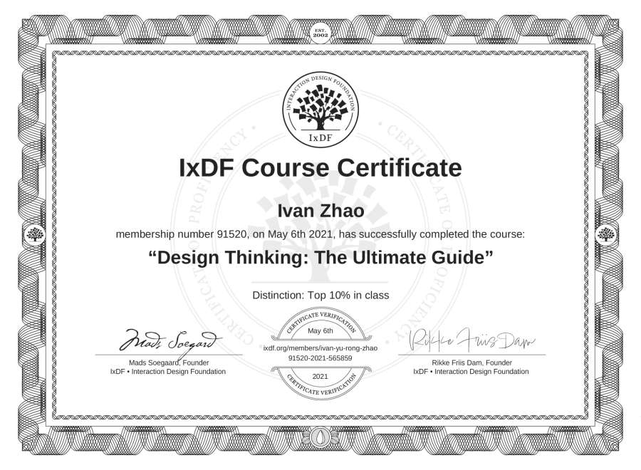 Course Certificate