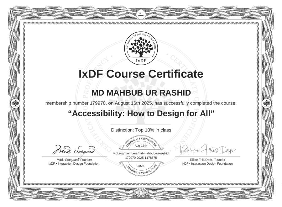 Course Certificate