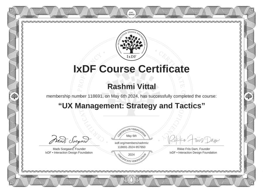 Course Certificate