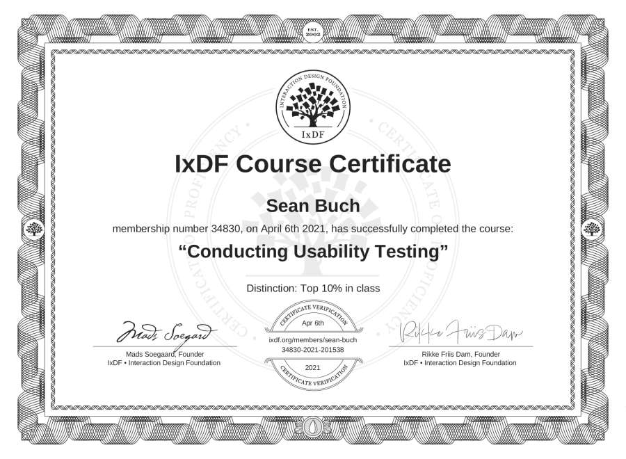 Course Certificate