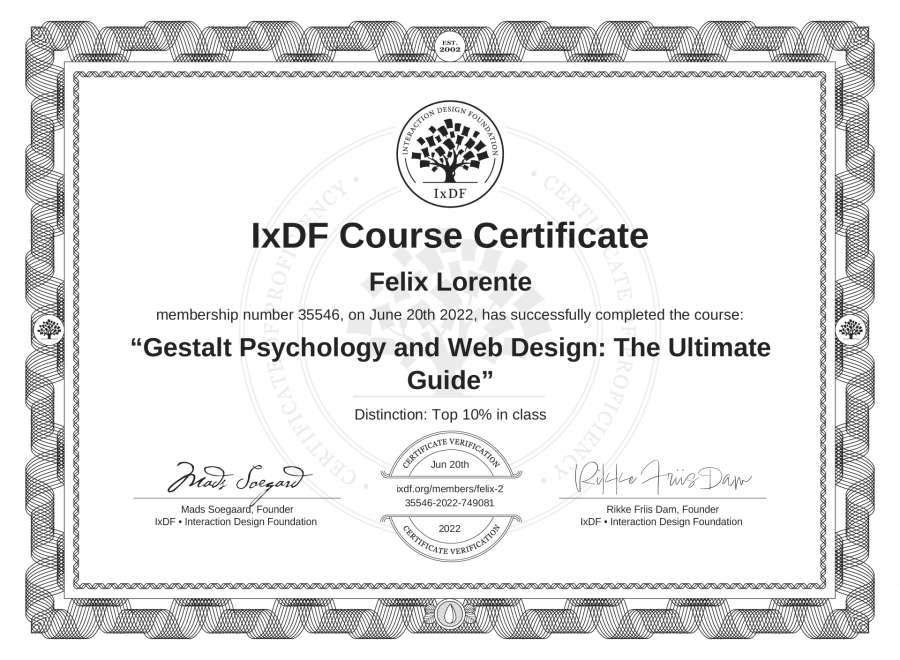 Course Certificate