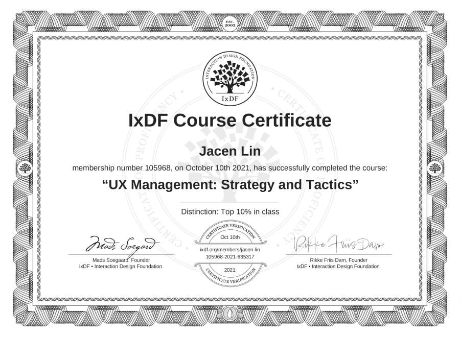Course Certificate