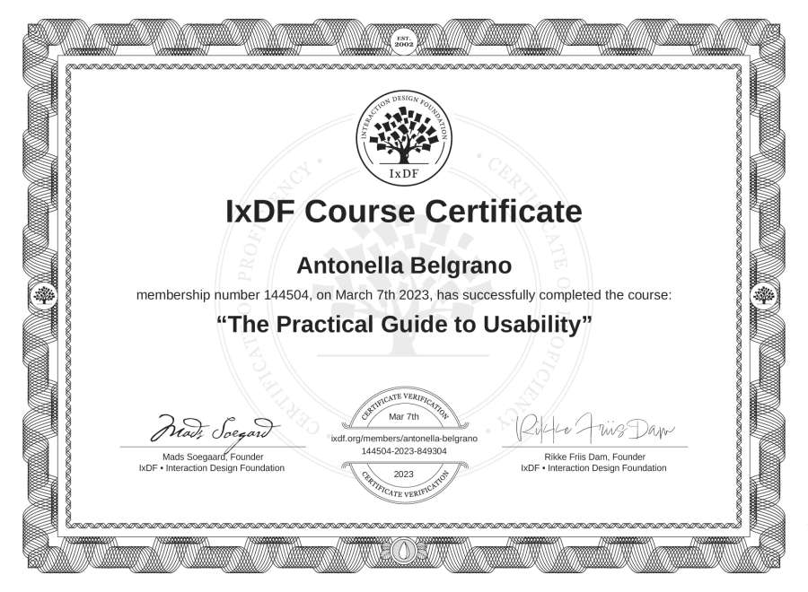 Course Certificate