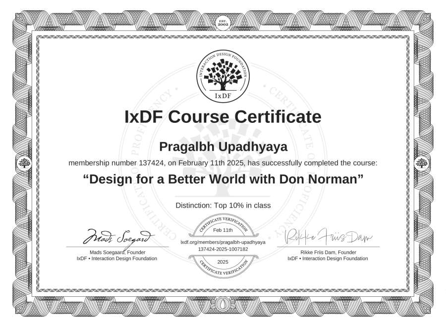Course Certificate