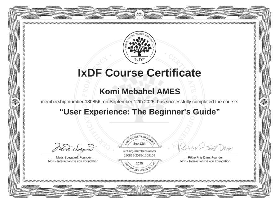 Course Certificate