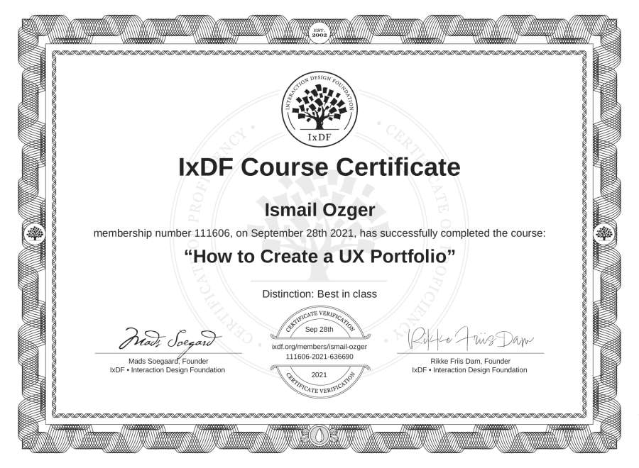 Course Certificate