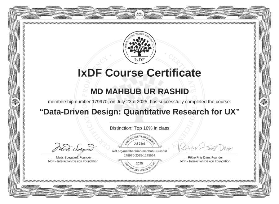 Course Certificate