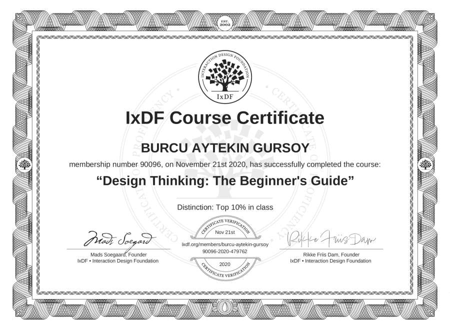 Course Certificate