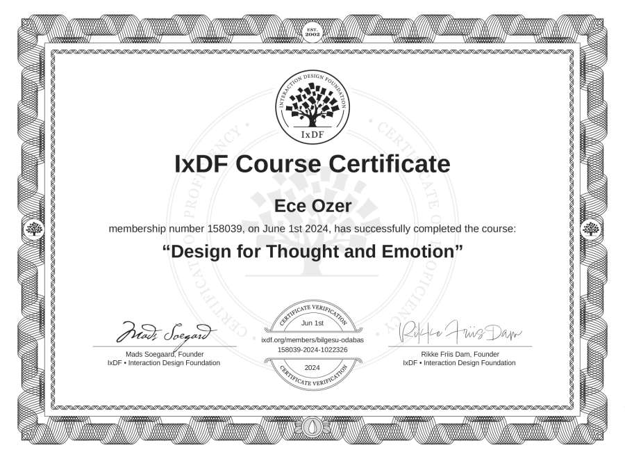 Course Certificate