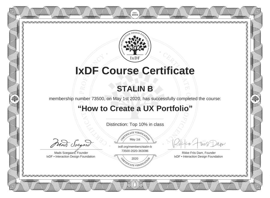 Course Certificate