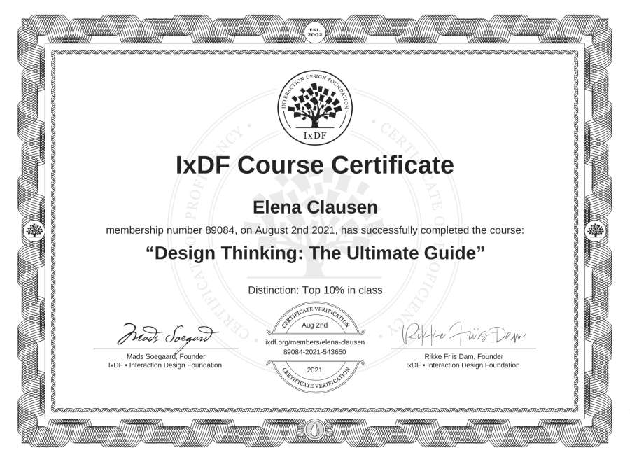 Course Certificate