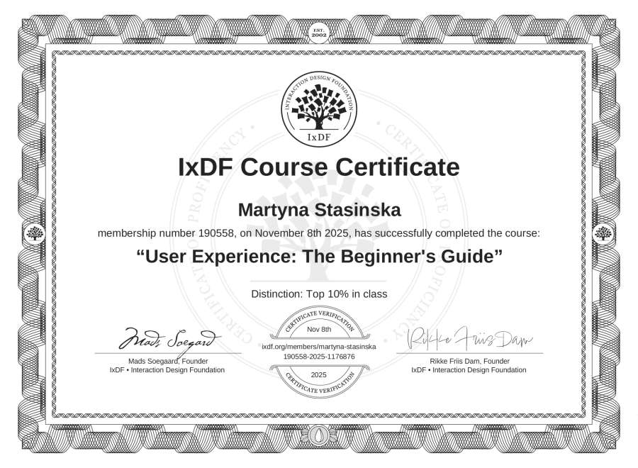 Course Certificate