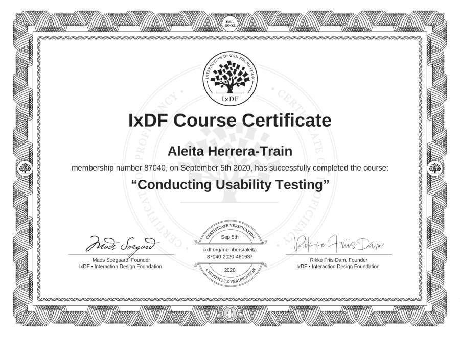 Course Certificate