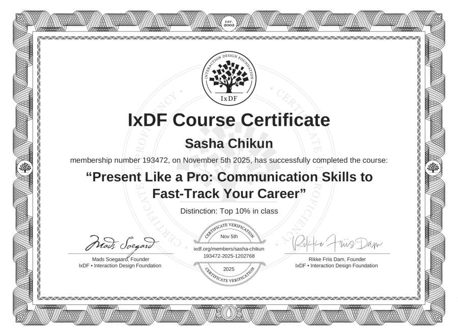 Course Certificate