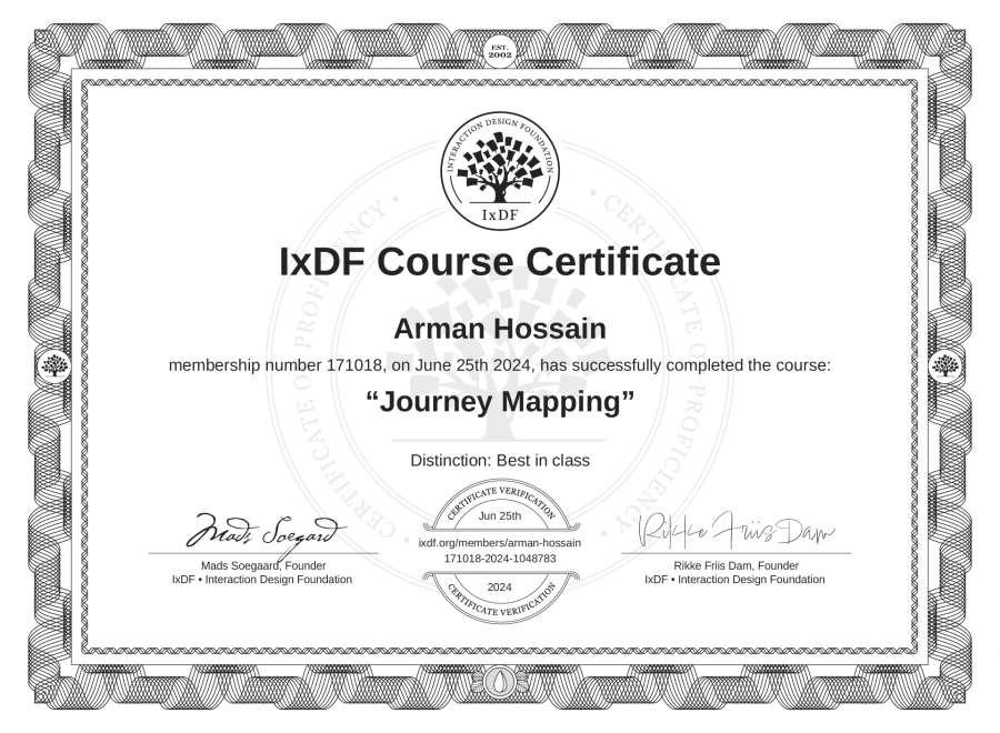 Course Certificate