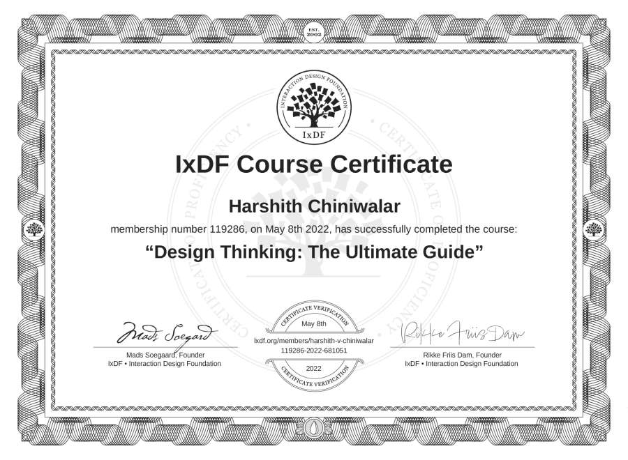 Course Certificate