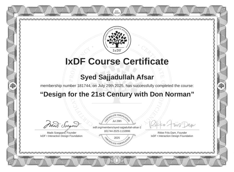 Course Certificate