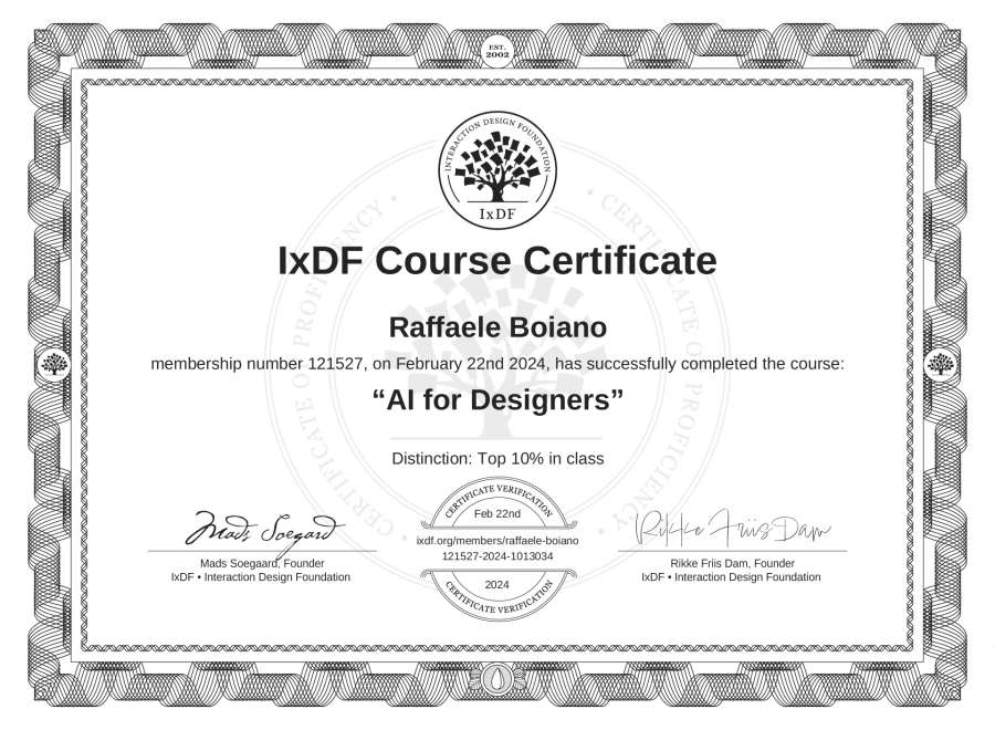Course Certificate