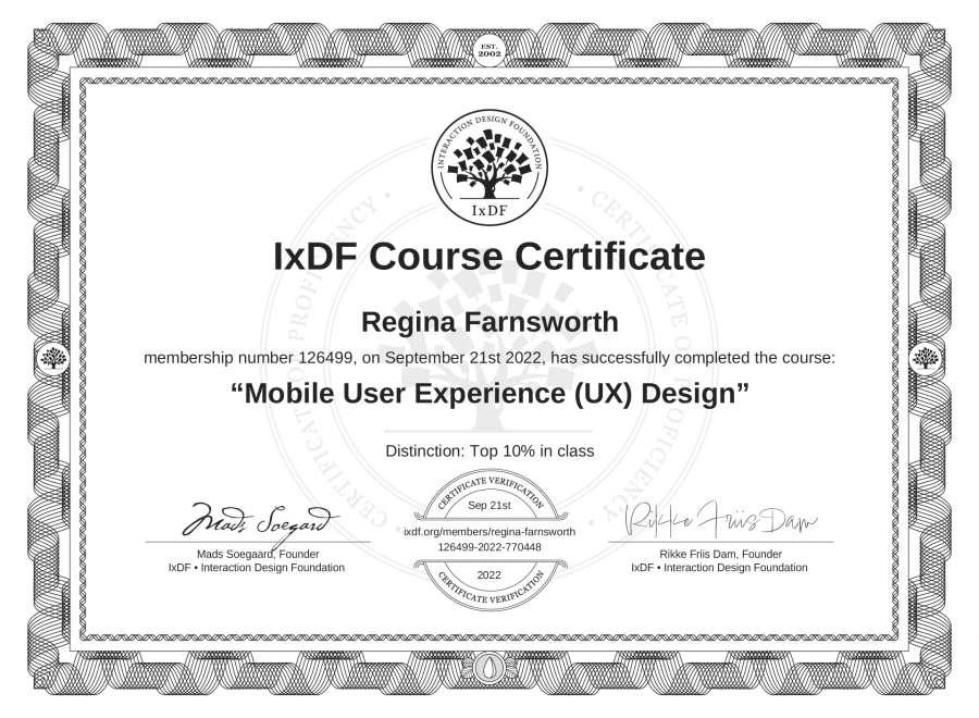 Course Certificate