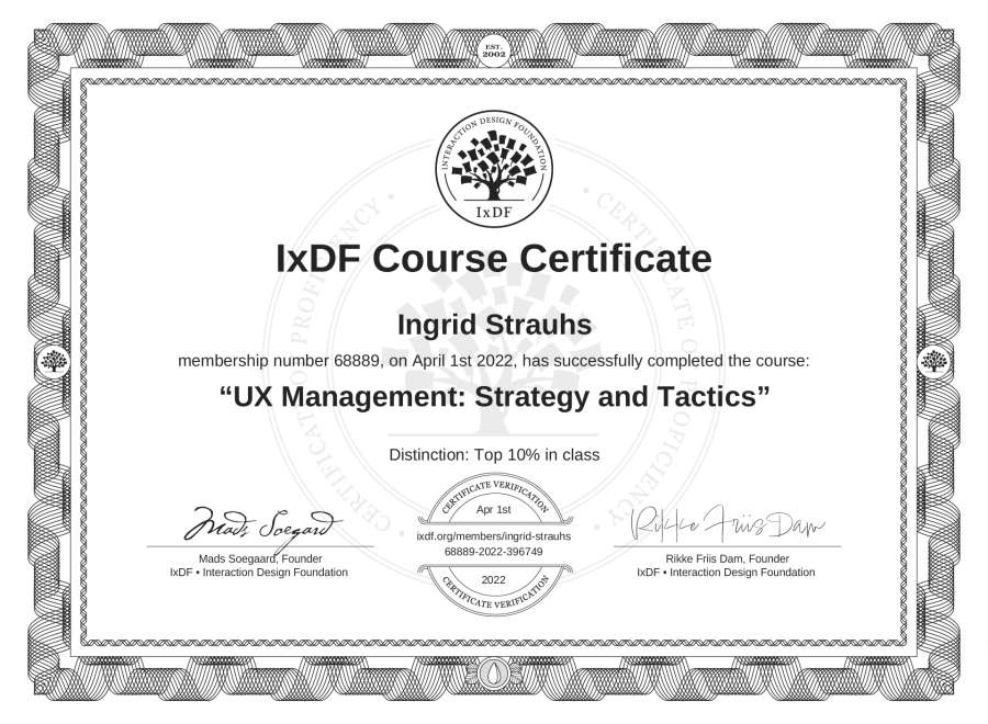 Course Certificate