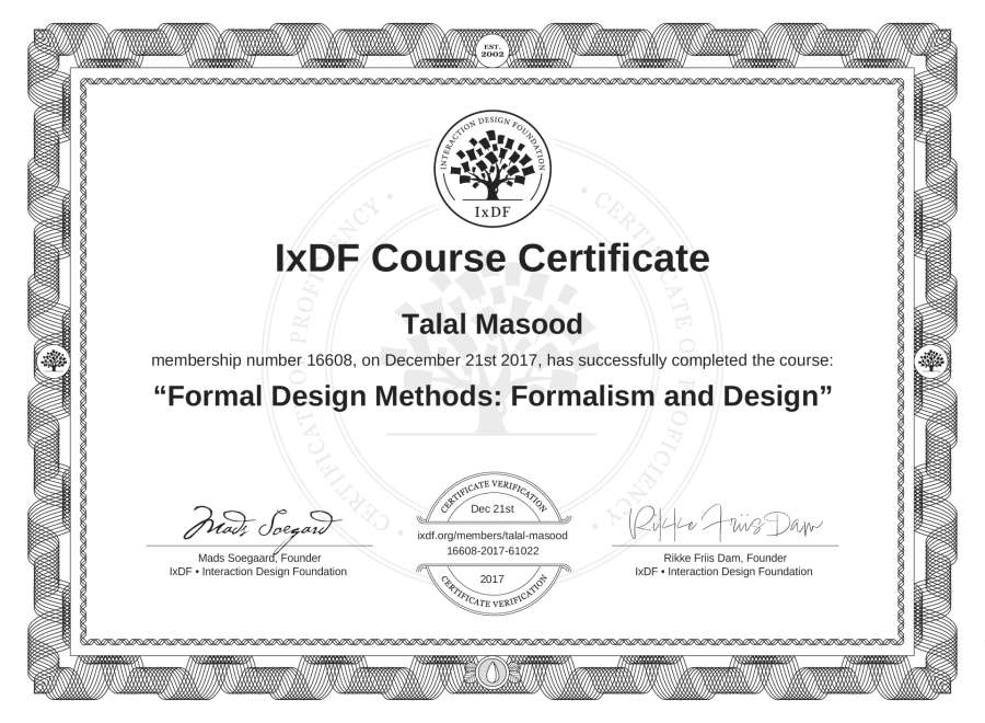 Course Certificate