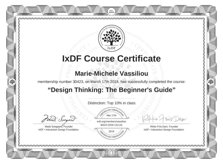 Course Certificate