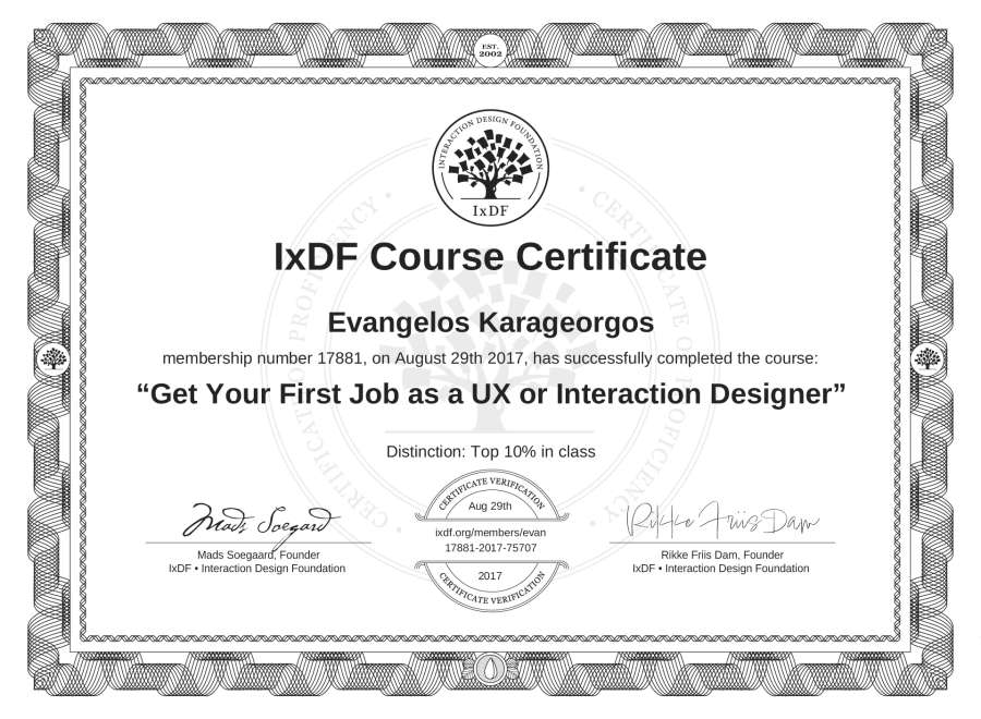 Course Certificate