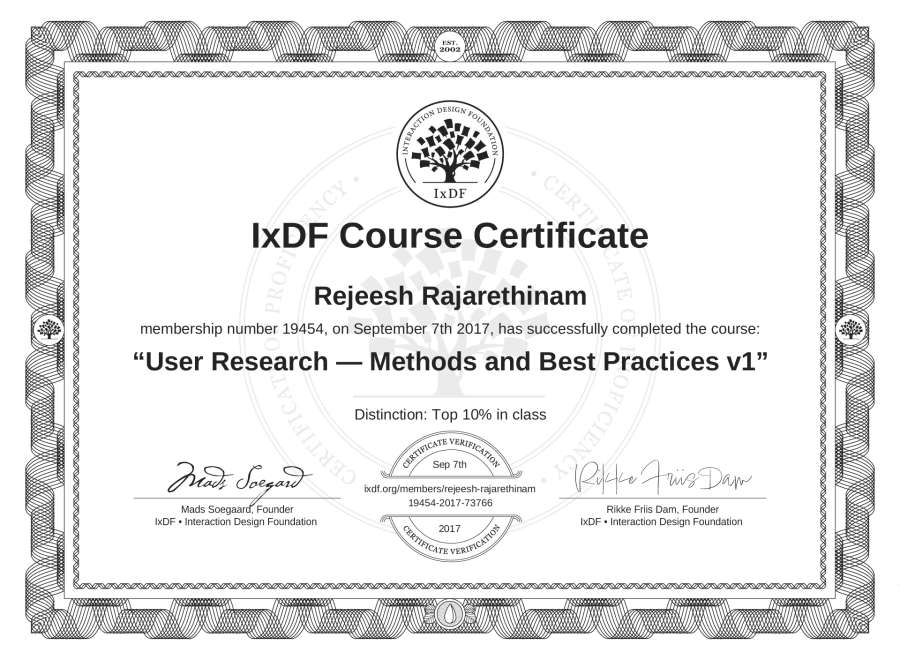 Course Certificate