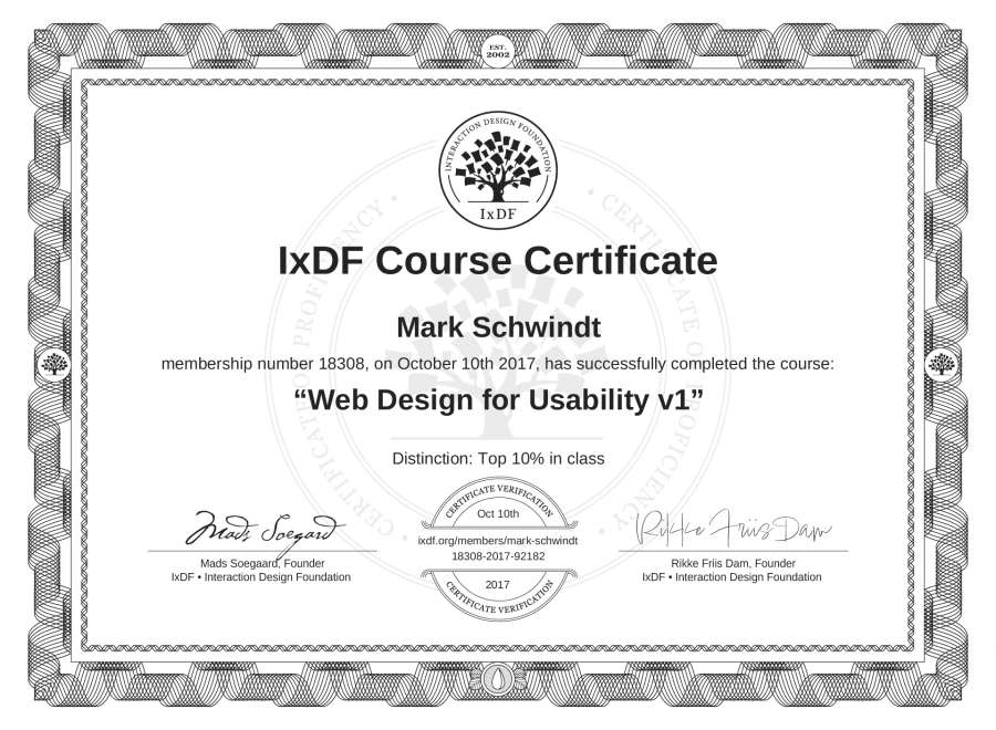Course Certificate