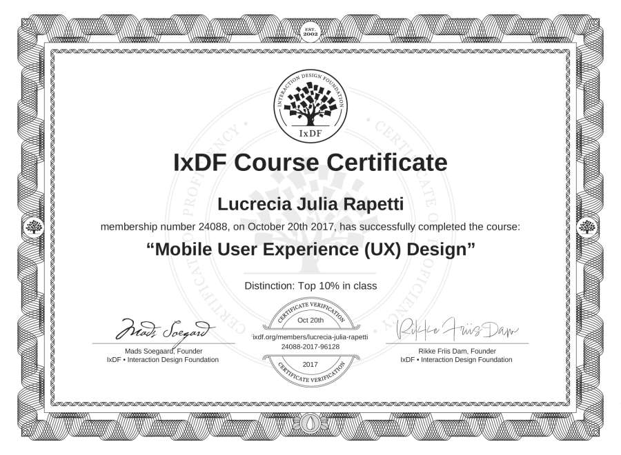 Course Certificate