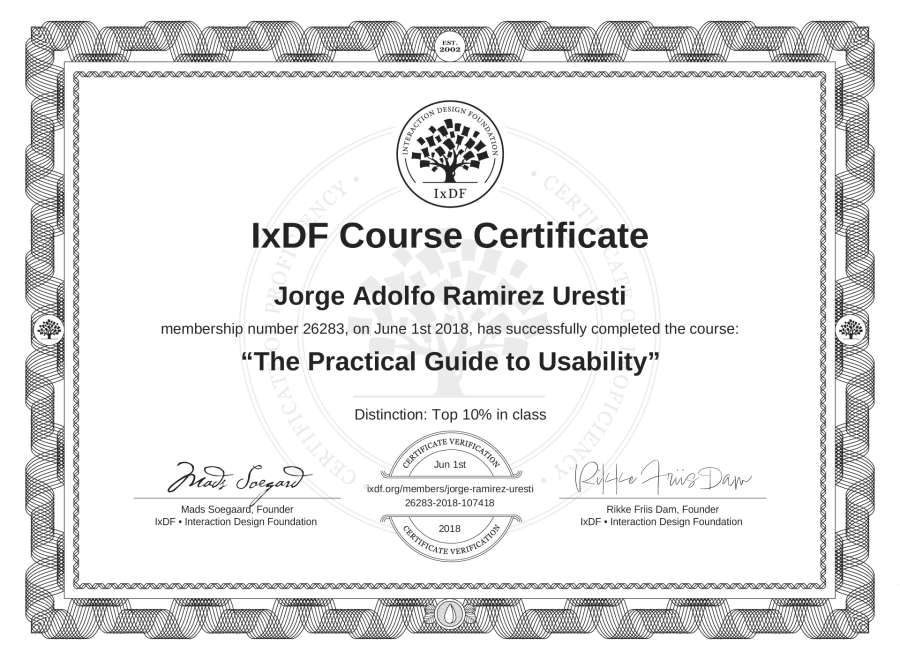 Course Certificate