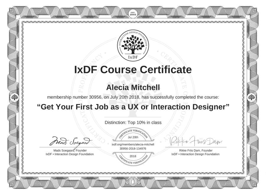 Course Certificate